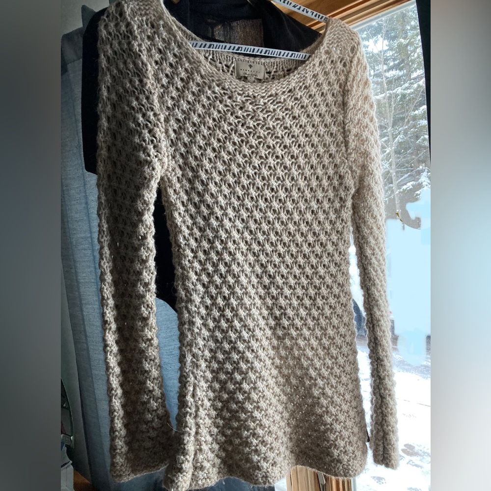 Sweater open weave Wool Alpaca & acrylic